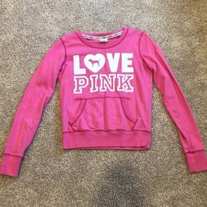 VS Pink pullover sweatshirt